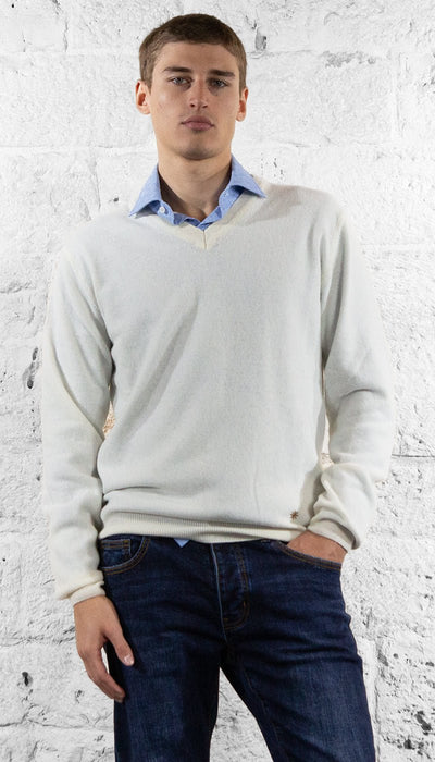 Manuel Ritz Maglia scollo a V in lana Maglie e cardigan uomo - Boutique Luisa Trendy