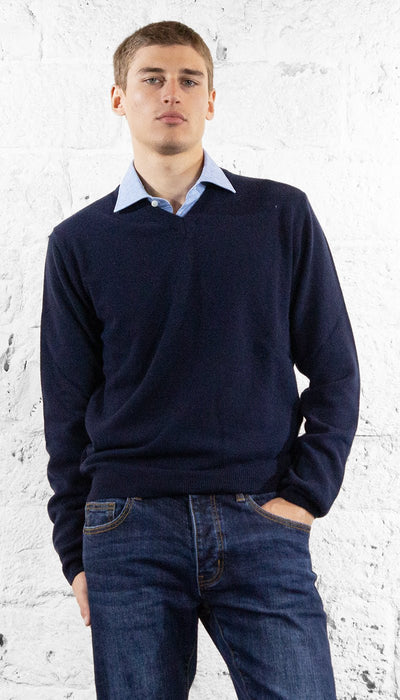 Manuel Ritz Maglia scollo a V in lana Maglie e cardigan uomo - Boutique Luisa Trendy