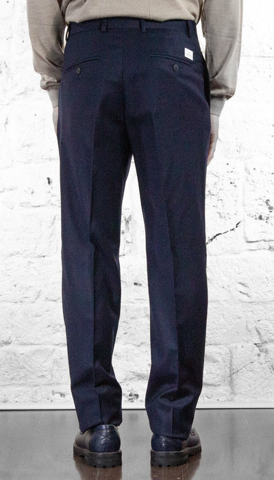 Manuel Ritz Pantalone con pinces flanella di lana stretch Pantaloni Uomo - Boutique Luisa Trendy