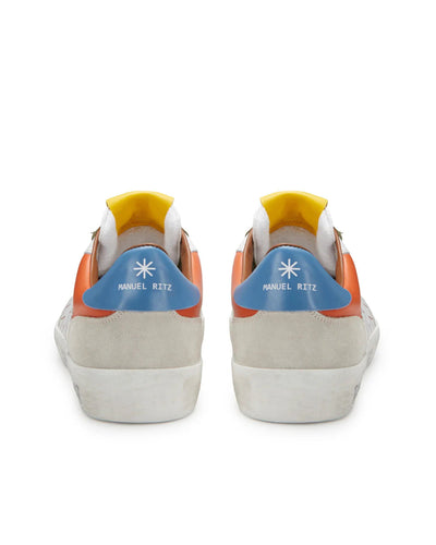 Manuel Ritz Sneakers in pelle multicolor Scarpe Uomo - Boutique Luisa Trendy