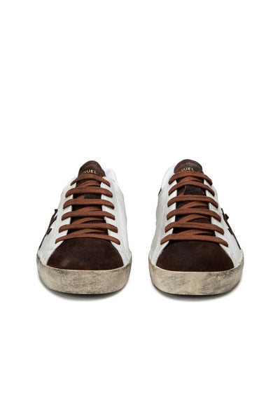 Manuel Ritz Sneakers vintage in pelle bicolore Scarpe Uomo - Boutique Luisa Trendy