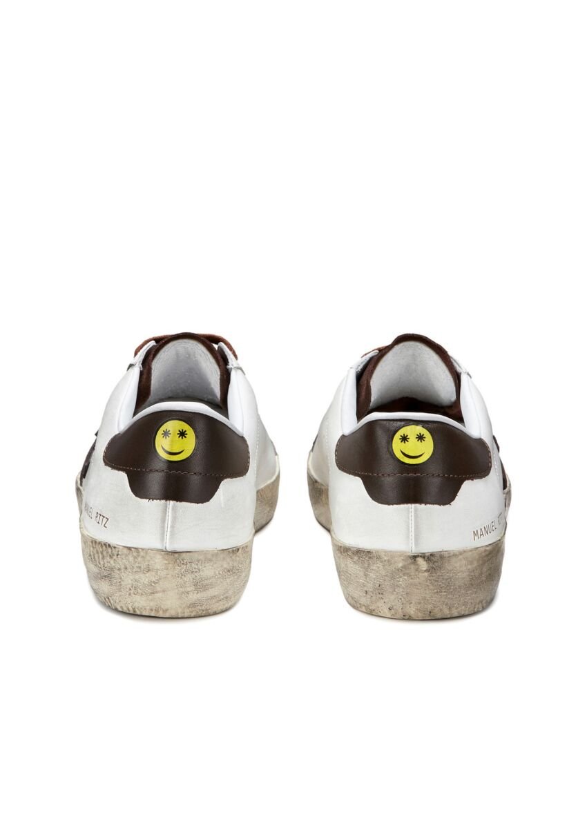 Manuel Ritz Sneakers vintage in pelle bicolore Scarpe Uomo - Boutique Luisa Trendy
