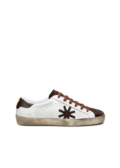 Manuel Ritz Sneakers vintage in pelle bicolore Scarpe Uomo - Boutique Luisa Trendy