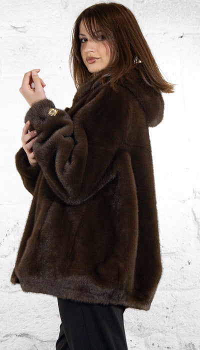 Nosecrets Giaccone simil pelliccia diamond chic Capispalla Donna - Boutique Luisa Trendy