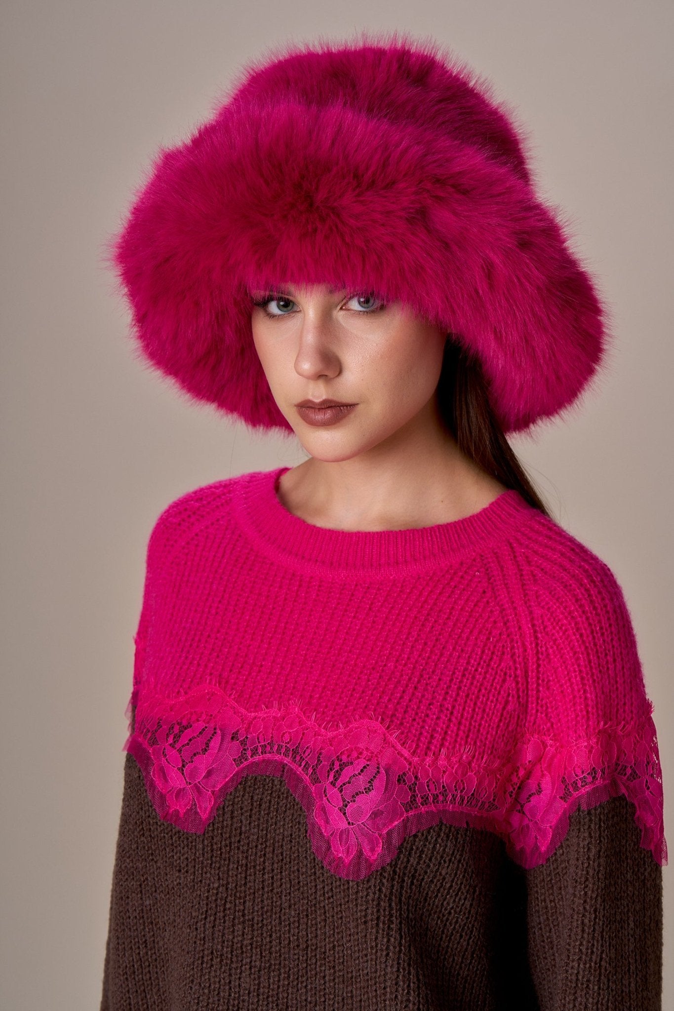 Nosecrets Maglia bicolore con pizzo Maglie e cardigan Donna - Boutique Luisa Trendy