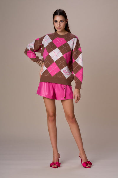 Nosecrets Maglione rombi e diamanti Maglie e cardigan Donna - Boutique Luisa Trendy