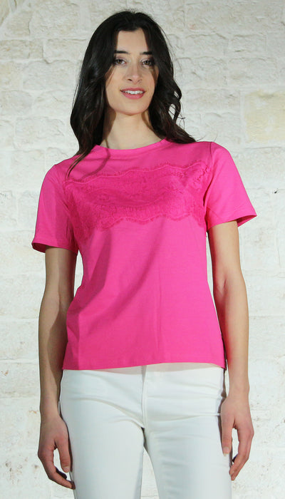 Nosecrets Milano T-shirt con pizzo.