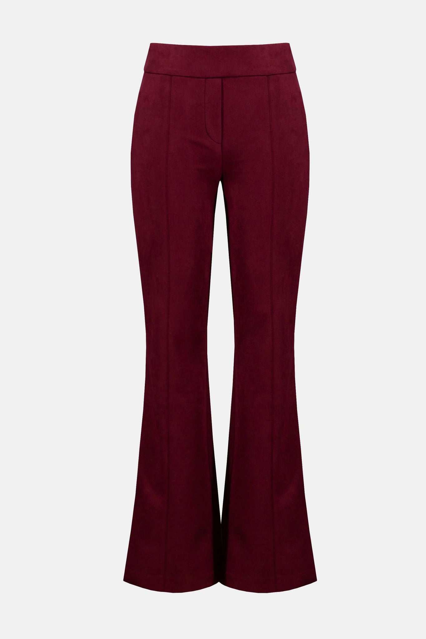 Pantaloni pull - on a zampa in camoscio sintetico effetto scuba Pantalone Donna - Boutique Luisa Trendy