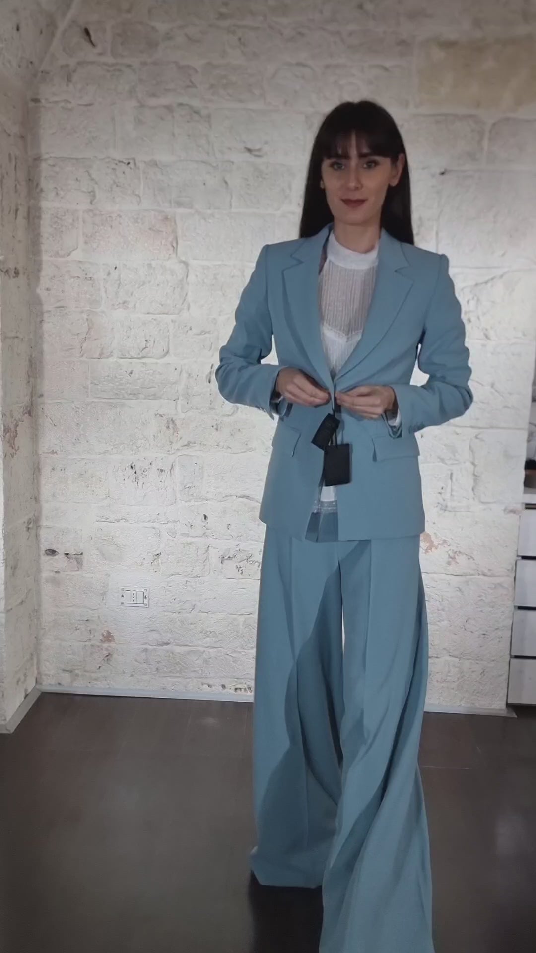 Twinset Tailleur in crêpe fluido