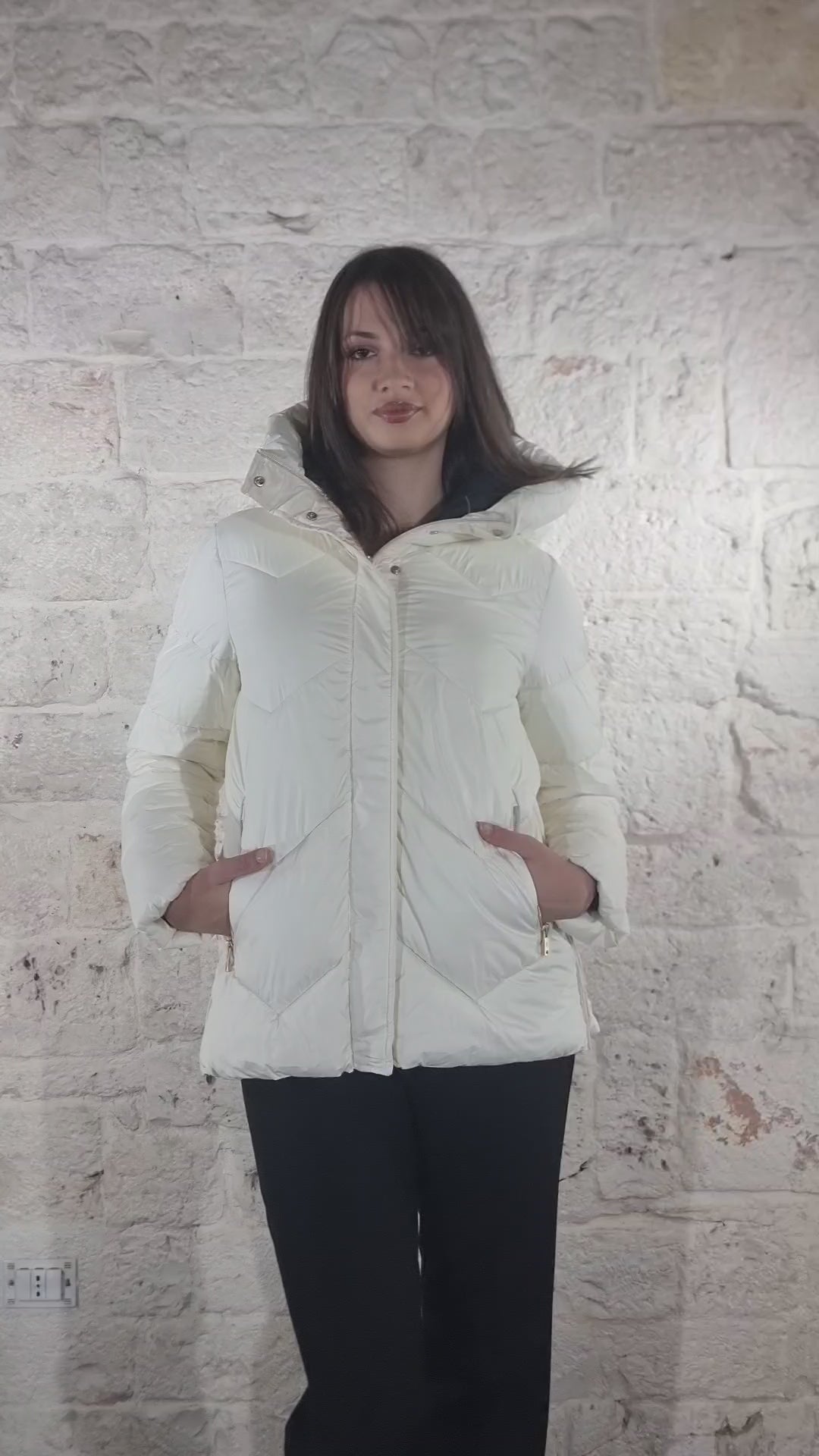 Conte Of Florence Piumino con cappuccio