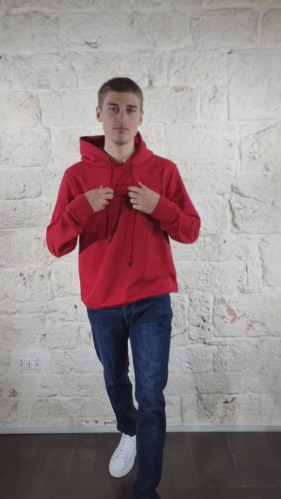 C'N'C Felpa con cappuccio in cotone