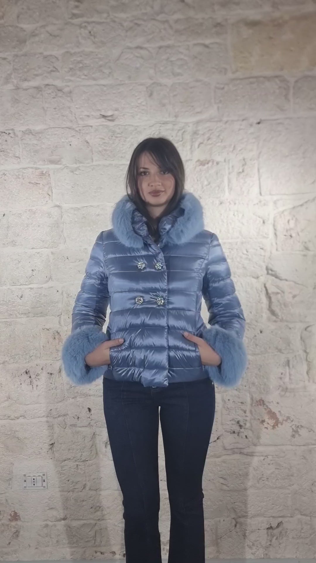 Nosecrets Piumino doppiopetto corto lux