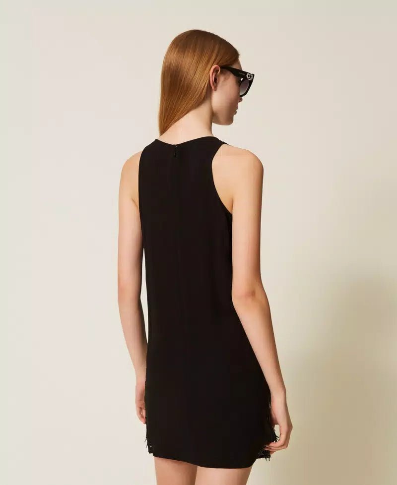 Twinset Abito corto con frange di paillettes Vestiti - Boutique Luisa Trendy