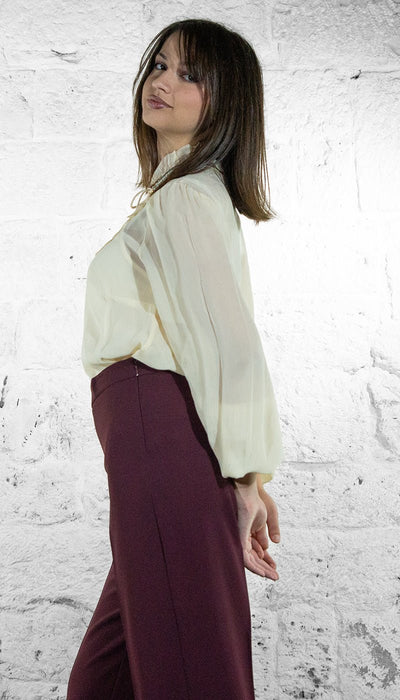 Twinset Blusa in viscosa con ricami sul collo Bluse e camicie - Boutique Luisa Trendy