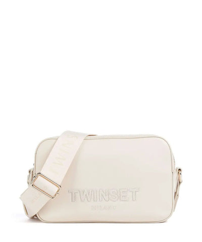 Twinset Borsa in ecopelle con scritta logo e tracolla Borse e portafogli - Boutique Luisa Trendy