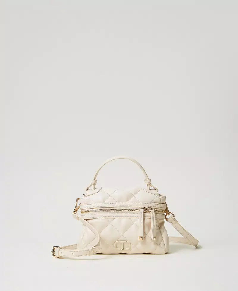 Twinset Borsa top handle ‘Cécile’ piccola trapuntata