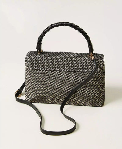 Twinset Borsa top handle in canvas effetto rete Borse e portafogli - Boutique Luisa Trendy