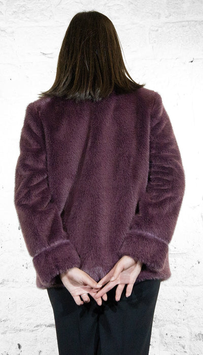 Twinset Cappotto corto in faux fur Capispalla Donna - Boutique Luisa Trendy