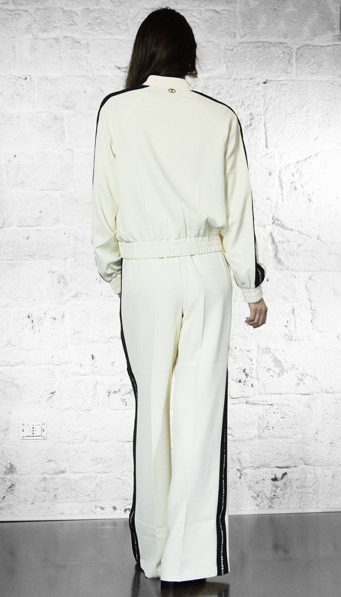 Crepe Twin Set Tuta Tuta Twinset Lunga In Crêpe Georgette Remove Store