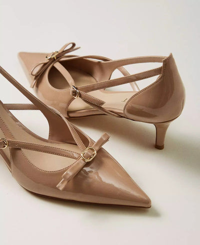 Twinset Décolleté in vernice con fiocco Scarpe - Boutique Luisa Trendy