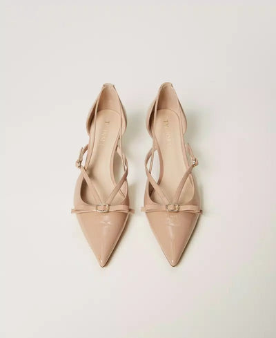Twinset Décolleté in vernice con fiocco Scarpe - Boutique Luisa Trendy
