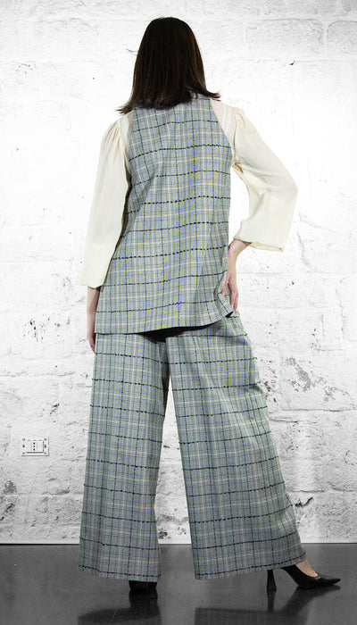 Twinset Gilet e pantalone fantasia check Tailleur - Boutique Luisa Trendy