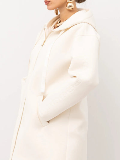 Twinset Giubbino con cappuccio in scuba Capispalla Donna - Boutique Luisa Trendy