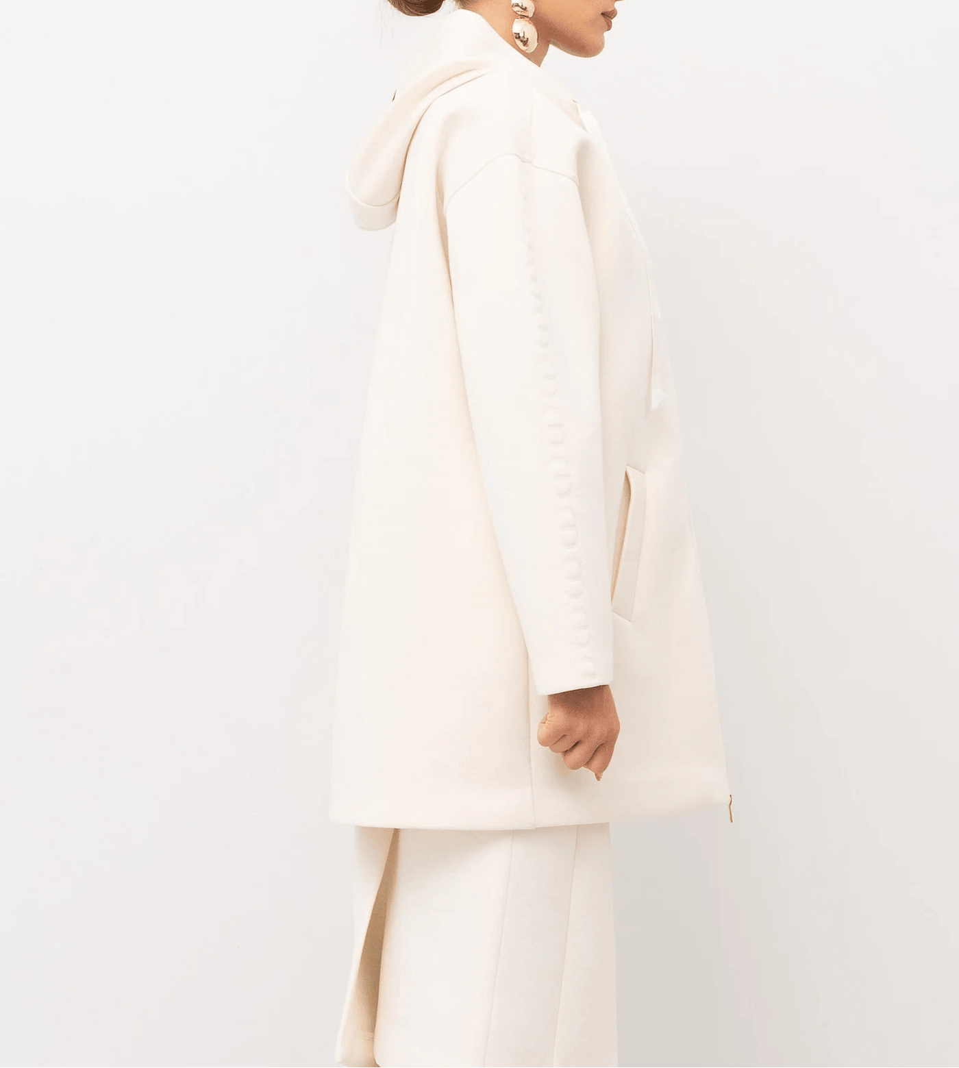 Twinset Giubbino con cappuccio in scuba Capispalla Donna - Boutique Luisa Trendy