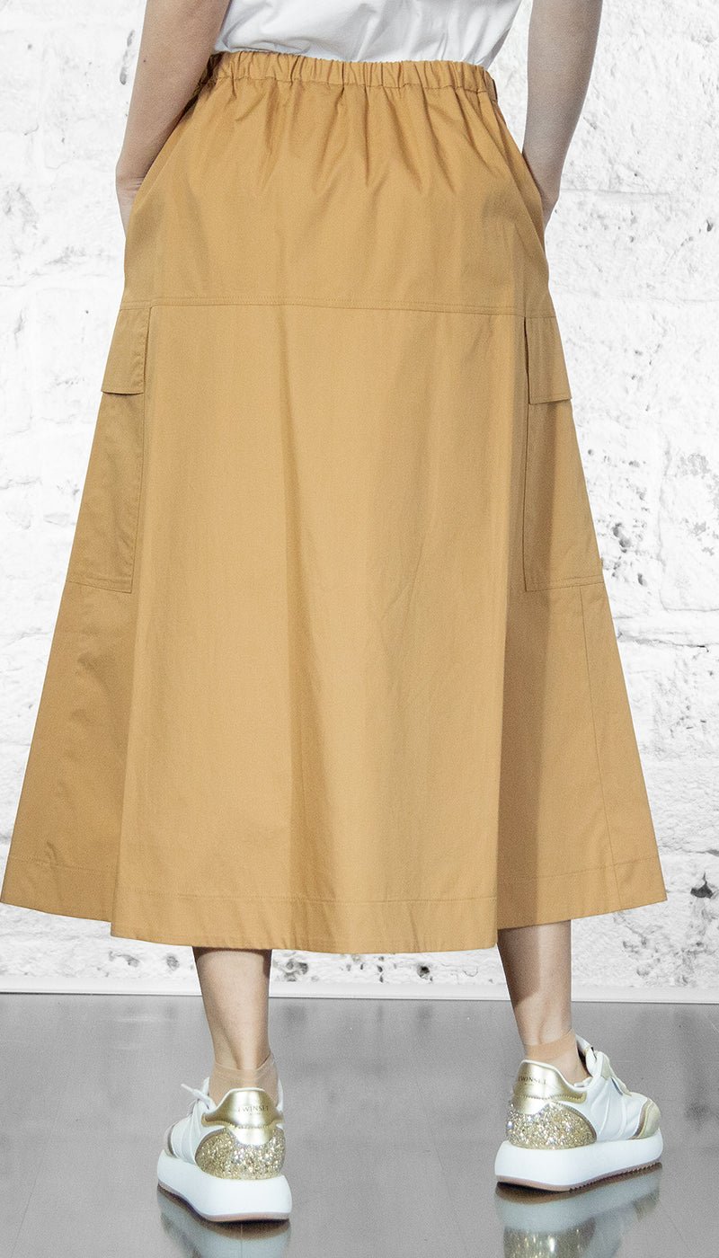 Twinset Gonna in cotone con tasconi Gonna - Boutique Luisa Trendy