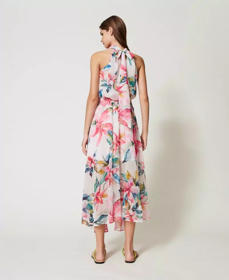Twinset Gonna lunga in georgette con stampa a fiori Gonna - Boutique Luisa Trendy