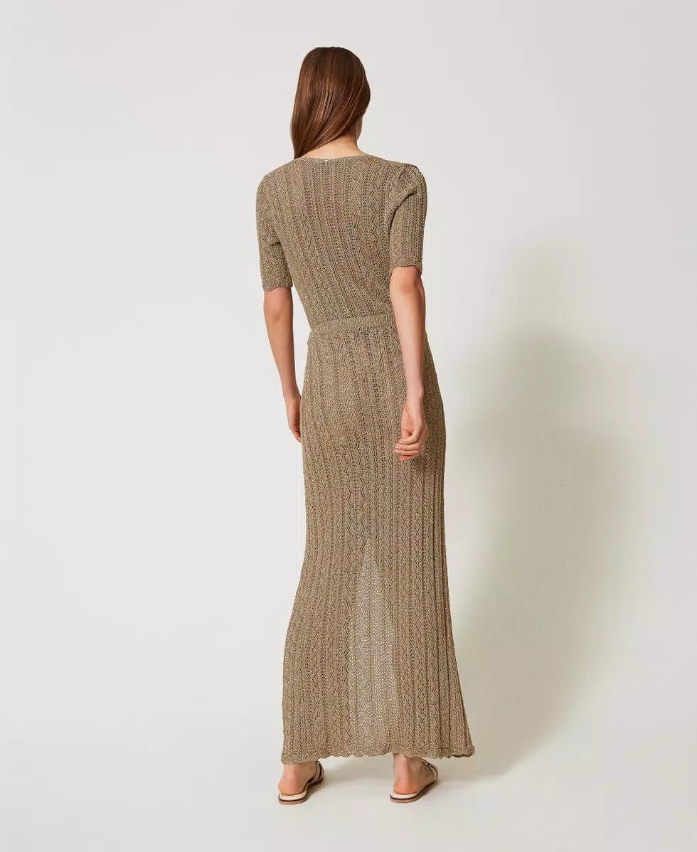 Twinset Gonna lunga in maglia con lurex Gonna - Boutique Luisa Trendy