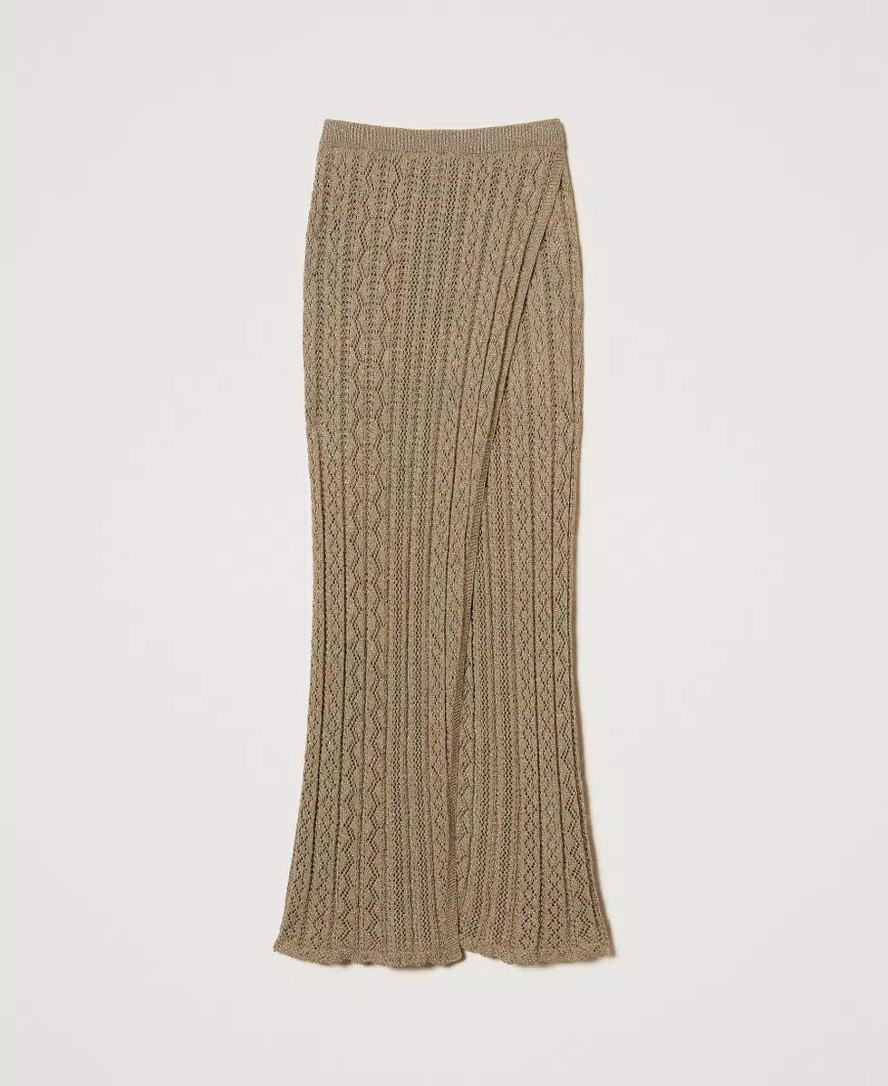Twinset Gonna lunga in maglia con lurex Gonna - Boutique Luisa Trendy