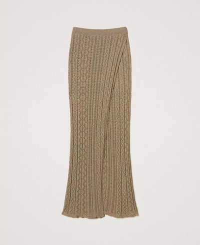 Twinset Gonna lunga in maglia con lurex Gonna - Boutique Luisa Trendy