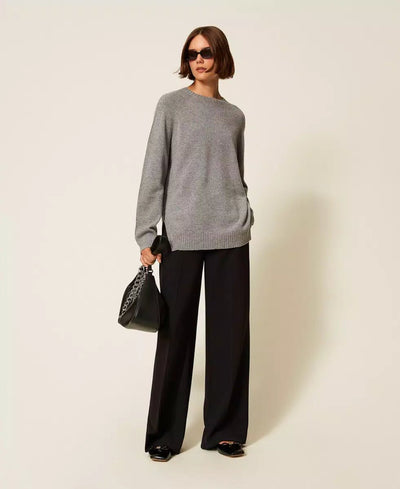 Twinset Maglia in misto lana a righe con lurex Maglie e cardigan Donna - Boutique Luisa Trendy