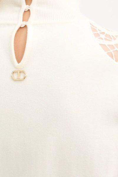 Twinset Maglia Lupetto con ricamo Maglie e cardigan Donna - Boutique Luisa Trendy