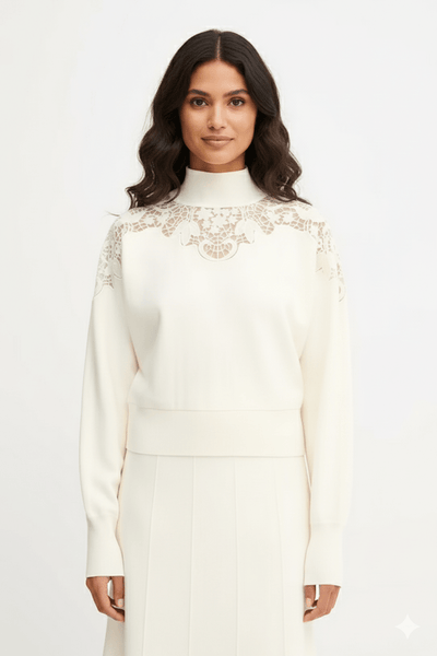 Twinset Maglia Lupetto con ricamo Maglie e cardigan Donna - Boutique Luisa Trendy