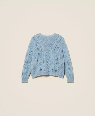 Twinset Maglia traforata in misto mohair Maglie e cardigan Donna - Boutique Luisa Trendy