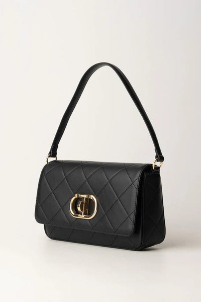 Twinset Milano Borsa a tracolla nera in similpelle 242TB7252 Borse e portafogli - Boutique Luisa Trendy