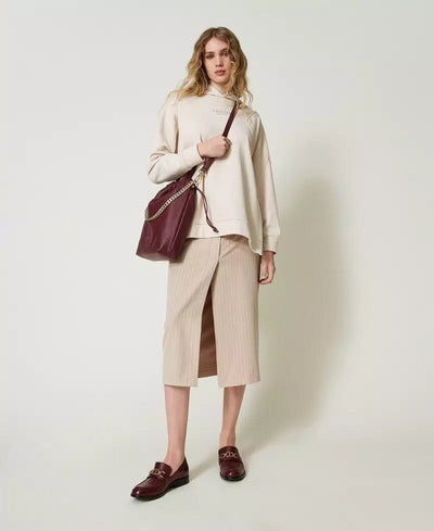 Twinset Milano Gonna longuette gessata lurex Gonna - Boutique Luisa Trendy