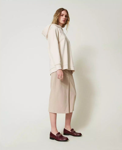 Twinset Milano Gonna longuette gessata lurex Gonna - Boutique Luisa Trendy