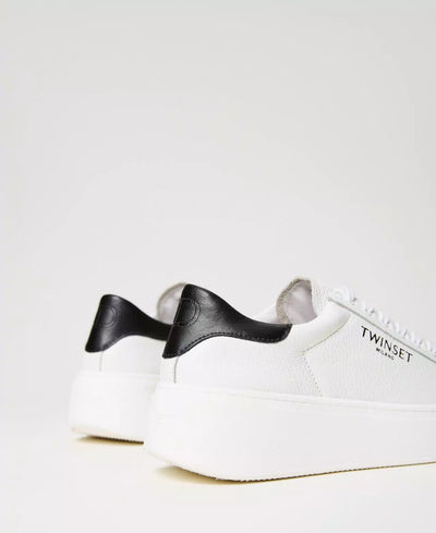 Twinset Milano Sneakers platform in pelle Scarpe - Boutique Luisa Trendy