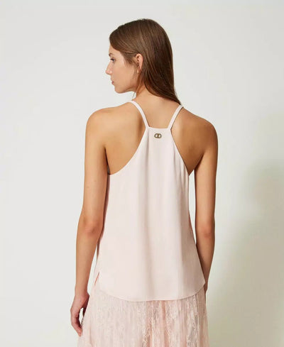 Twinset Milano Top con spalline in raso T-Shirt e top - Boutique Luisa Trendy