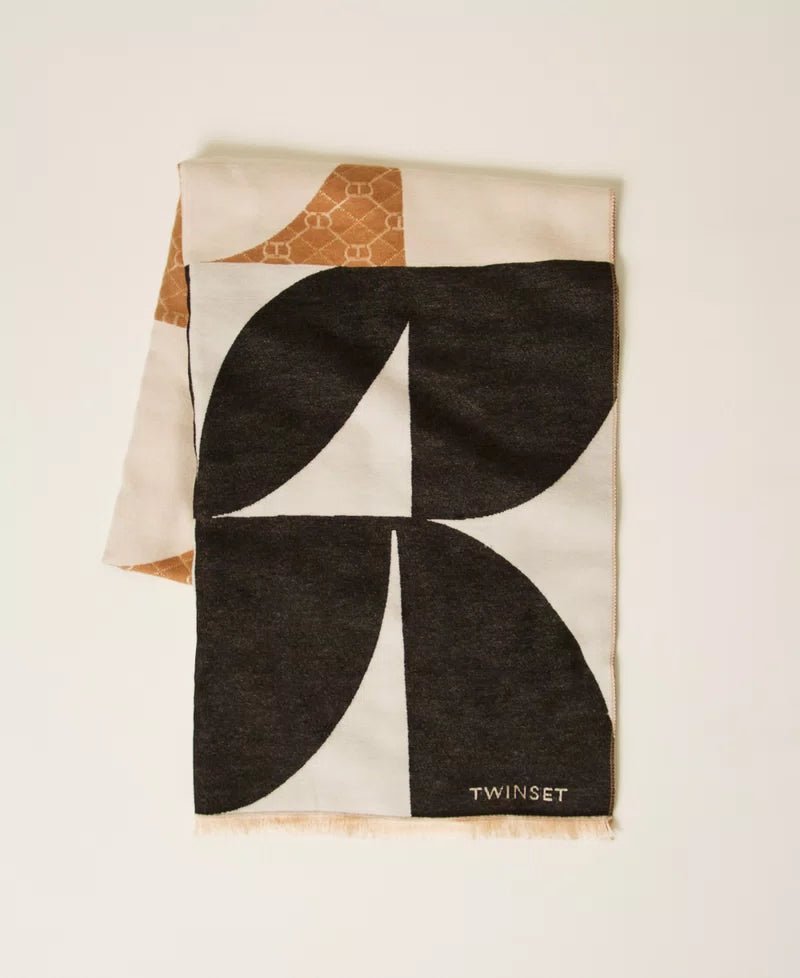 Twinset Stola in panno jacquard Sciarpe e foulard - Boutique Luisa Trendy