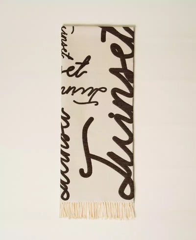 Twinset Stola jacquard con logo lettering Sciarpe e foulard - Boutique Luisa Trendy