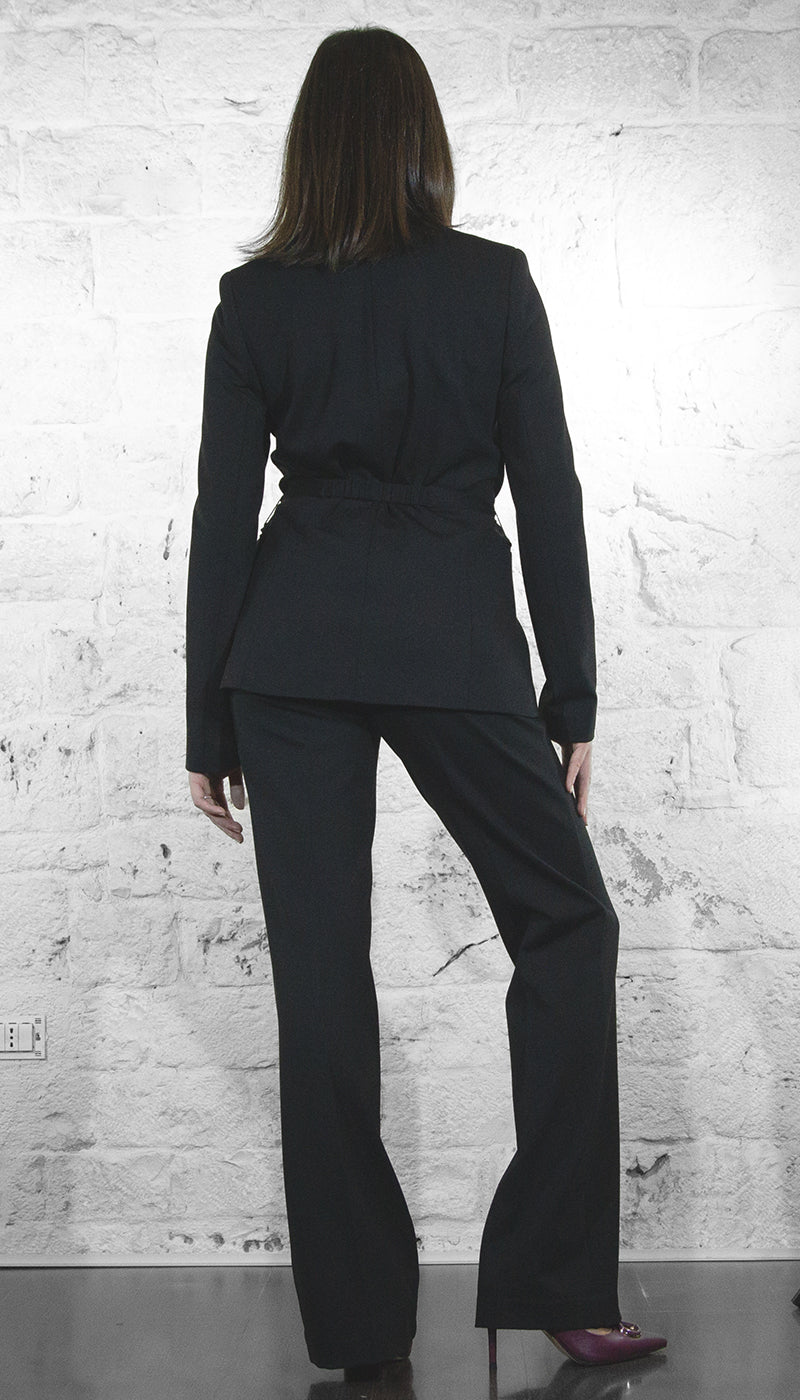 Twinset Tailleur in punto milano con cinturino fibbia logo Tailleur - Boutique Luisa Trendy