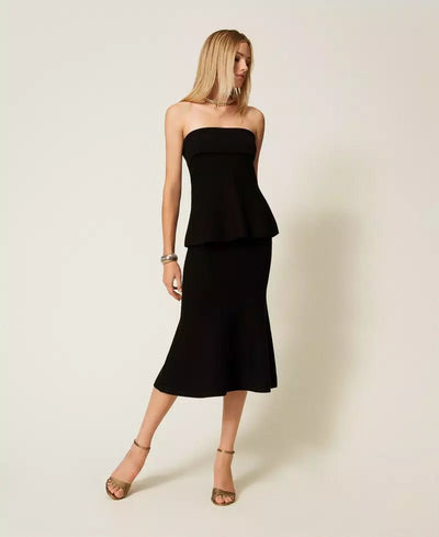 Twinset Top in maglia con godet T-Shirt e top - Boutique Luisa Trendy