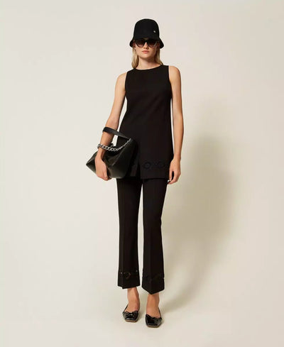 Twinset Tunica con ricamo a fiori T-Shirt e top - Boutique Luisa Trendy