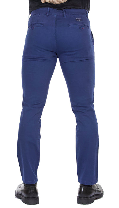 Pantalone uomo Havana & co tasche america in cotone blu carta da zucchero. H7600WA T5369ELT - Luisa Trendy (5209283461255)