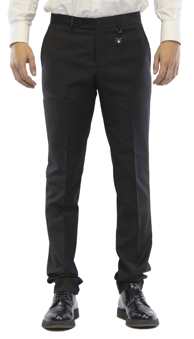 Pantalone uomo Manuel Ritz nero in lana. 2732P1858 193543 - Luisa Trendy (5205779644551)