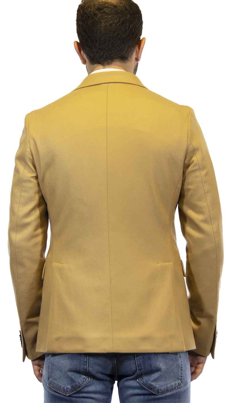 Brian Dales Giacca uomo color cammello in lana Abiti e giacche - Boutique Luisa Trendy